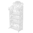 thumbnail image 1 of 1Pack Miniature Dollhouse Bookshelf Miniature Furniture Model White Plastic For Childrens Toy Storage, 1 of 9
