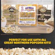 Great Northern Popcorn 8oz Matinee Popcorn Machine with Accessories, Red