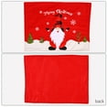 thumbnail image 3 of pitrice Table Cloth Christmas Decor Xmas Ornament Softness Multipurpose Workmanship Household Accessories Decorative Cute Design Printed Three Rudolphs, 3 of 8