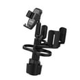 thumbnail image 4 of Soporte para teléfono de coche,Adaptador expansor de portavasos para coche ajustable,Organizador de portavasos para refrigerios con soporte para teléfono,Portavasos móviles automáticos con, 4 of 8