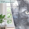 thumbnail image 4 of Black and Cat Blackout Curtains Thermal Insulation 63 inch Grommet for Bedroom Living Room Bathroom Kitchen Windows 2 Pack, 4 of 6