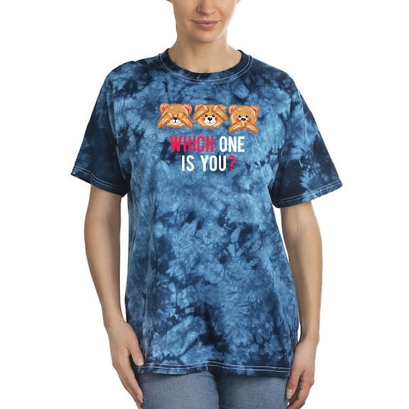 Which One You Cute Bears Tie Dye Crystal Women -Image by Shutterstock, Female x-Large