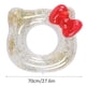 thumbnail image 5 of Swimming Ring Sequin Swimming Ring Bowknot Cat For Kid Toddler ANGGREK 70cm, 5 of 8