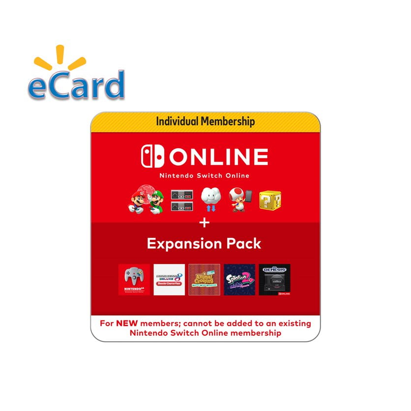 radioactiviteit vacuüm uitbreiden Online + Expansion Pack Individual Membership - Nintendo Switch [Digital] -  Walmart.com