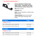 thumbnail image 2 of Exhaust Manifold to Cylinder Head Repair Clamp - Compatible with 2006 - 2009 Workhorse Custom Chassis W42 2007 2008, 2 of 3