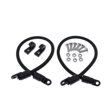 2 Pieces Kayak Cord Paddle Holder with Mounting Screws Nuts Accessories