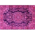 thumbnail image 1 of Ahgly Company Indoor Rectangle Medallion Pink Traditional Area Rugs, 7' x 9', 1 of 4