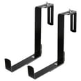 thumbnail image 3 of IBASETOY 1Pair Decorative Iron Flower Pot Bracket Black Wall Planter Hook for Balcony and Garden, 3 of 7