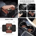 thumbnail image 5 of Jeiento Aztec Horse 12 PCS Car Seat Cover Full Set with Front Bucket Seat Cover Steering Wheel Armrest Cover Seatbelt Pads Trash Can Air Vent Holder Rearview Mirror Cover Coasters Keychain Red, 5 of 7