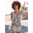 thumbnail image 5 of LASCANA Women's Patterned Round Neckline Dress Flower, 5 of 5