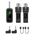 thumbnail image 1 of Adaptador XLR UHF de 6,35 mm para Micrófono Inalámbrico, Transmisor y Receptor para Micrófono Dinámico, Guitarra, Mezclador de Audio, PA., 1 of 5