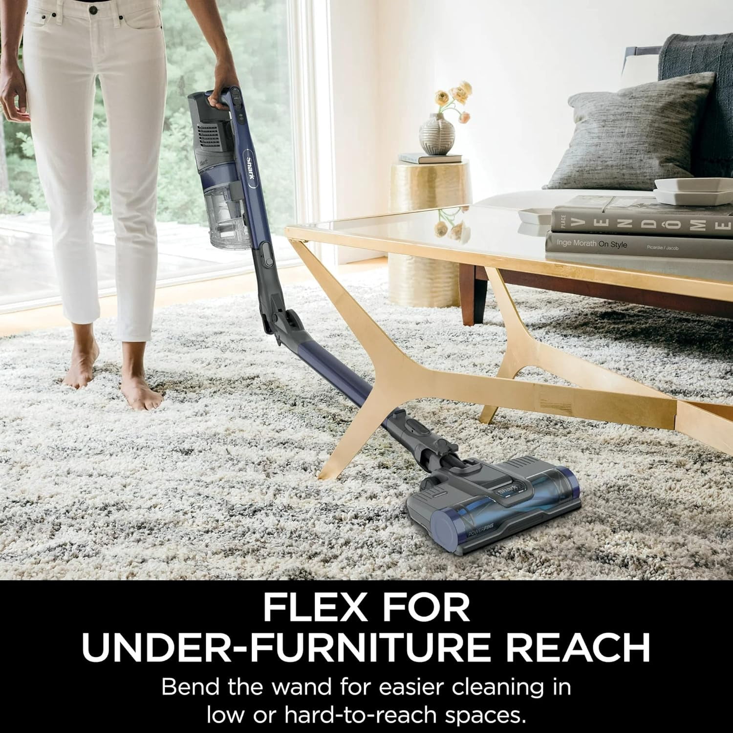 Restored Shark IZ340H Pet Pro Cordless Stick Vacuum, MultiFLEX, Self-Cleaning Brushroll, HEPA Filtration, 40-Min Runtime, Lightweight, Blue (Refurbished)