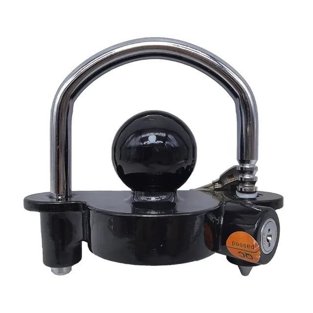 1 Set Universal Coupler Lock Trailer Locks Ball Hitch Trailer Hitch Lock Adjustable Security Heavy-Duty Steel Fits Lightweight ,Easy to Use