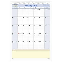 AT-A-GLANCE QuickNotes 2026 Monthly Desk Wall Calendar Medium 12 x 17 - Monthly