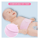 thumbnail image 2 of 2 Pcs Cinturones De Hernia Tratamiento Umbilical Para Bebé Lab.G, Rosa, 2 of 5