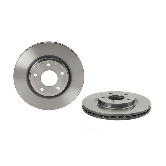 Brembo 09.A637.11 BRAKE ROTORS Fits select: 2014-2016 JEEP PATRIOT SPORT, 2012-2014 DODGE AVENGER SE