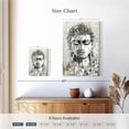 thumbnail image 4 of Elephant Stock Simmering Buddha Wall Art - Vertical Canvas Wall Art - Living Room Wall Decor - People Canvas - Beige And Gray Decor By e. Anthony Orme - 8" x 12", 4 of 8