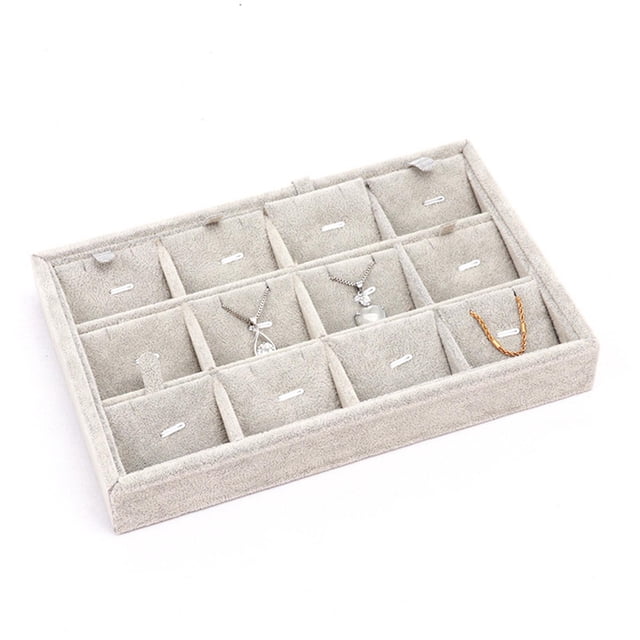 Bandeja de almacenamiento de joyas, regalos , duraderos para pendientes, pulseras, niñas y mujeres Sharpla Bandeja de almacenamiento de joyas