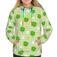 thumbnail image 3 of KLL St Patrick's Day11 for Womens Pullover Hoodie with Pocket Hooded Long Sleeve Shirts Sweatshirt for Women-Medium, 3 of 7