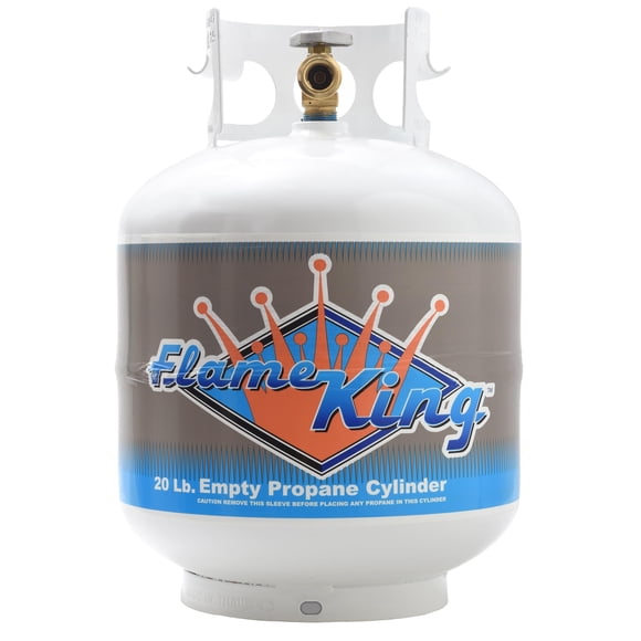 Cilindro de gas propano Flame King YSN201b de acero de 9 kg con válvula OPD