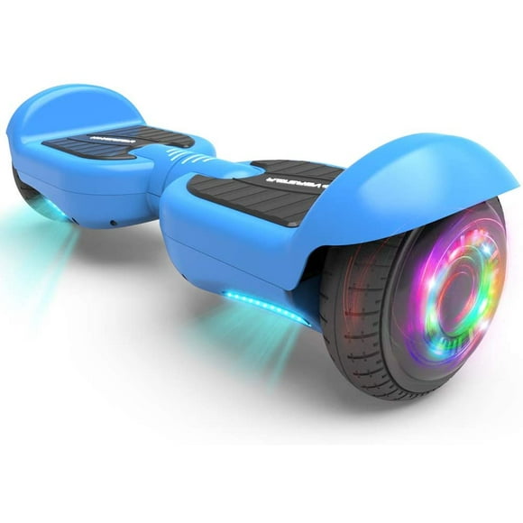 HOVERSTAR Hoverboard (Toute Nouvelle version HS2.1), Deux Roues Auto Équilibrage Clignotant LED Roues Scooter Électrique (Bleu)
