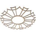thumbnail image 2 of 30"OD x 10 1/2"ID x 1/4"T Augustus Wood Fretwork Pierced Ceiling Medallion, Hickory, 2 of 3