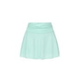 thumbnail image 4 of Dewadbow Women High Waist Mini Skirts Summer See Through Short Pleated Skirt, 4 of 6
