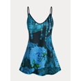 thumbnail image 1 of Tank Top de Talla Extra con Estampado de Rosa de Mariposa Rosegal  Camisetas sin mangas de talla grande, 1 of 5