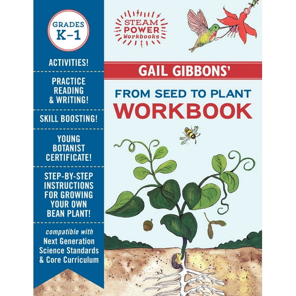 Steam Power Workbooks Gail Gibbons' from Seed to Plant Workbook, (Paperback)