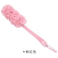 thumbnail image 2 of Bañera Atrás Frote Cepillo de ducha adulto con cordón Frote Bañándose Piel Espuma de espuma Mancha de limpieza Masajeador Hogar Rosa Methold HA059533-02, 2 of 7