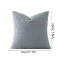 thumbnail image 3 of Eespoir Throw Cushion Cover, Good Quality Thick Imitation Lamb Cushion Case, Faux Fur Pillow Cover, Soft Cushion Case, for Sofa, Bed, Cozy, Plush, 3 of 7