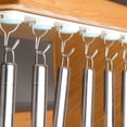 thumbnail image 2 of 2pcs Wall Mounted Hook Rack 6 Hooks Rack Self-Adhesive Coat Hanger Reversible Row Hook Storage Rack for Office Kitchen Random Color, 2 of 7