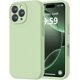 thumbnail image 1 of Funda de Silicona Premium, Forro de Microfibra Suave, para iPhone 16 Pro de 6.3 Pulgadas, matcha, 1 of 7