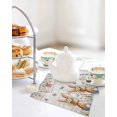 thumbnail image 4 of Easter Kitchen Dish Towels for Drying Dishes Set of 2, Spring Bunny Butterfly Botanical Wooden Grain Waffle Weave Microfiber Hand Tea Bathroom Towels Quick Dry & Absorbent Towel 12x12, 4 of 7
