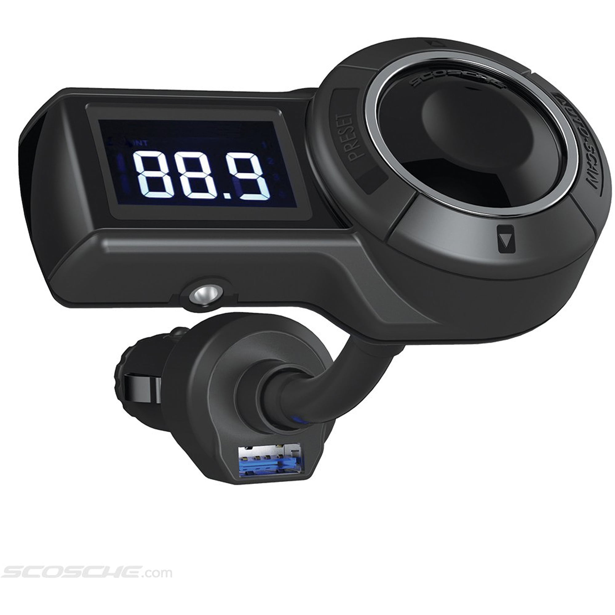 SCOSCHE FreqOut Pro Universal Digital FM Transmitter with BuiltIn USB