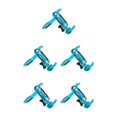 thumbnail image 2 of pitrice Bicycle Handlebar Clamp Mobile Phone Holder Non-slip Bracket Motorcycle Vehicle Mount Supporting Gadgets Cycling Blue Non-rotatable 5Set, 2 of 6