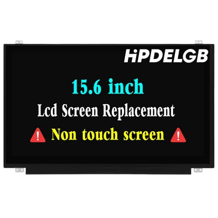 HPDELGB Screen Replacement 15.6" for ASUS A555LA HD 1366 X 768 IPS 40 pin LCD Non-Touch LCD Screen Digitizer Display Panel