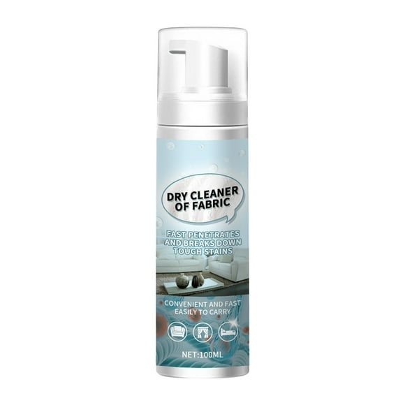 Foam Cleaner For Garments Stain Removal Dry Clean Solution For Carpets Curtains Sofas Required 100ML