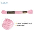 thumbnail image 2 of Unique Bargains Pink Embroidery Floss, 8m Each, 12 Skeins, 2 of 6