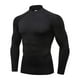 thumbnail image 5 of pstuiky camisas de manga larga para hombre, Camisa deportiva transpirable de manga larga y cuello redondo para hombre, color liso Tops casuales para hombres s, 5 of 5
