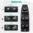 thumbnail image 4 of Interruptor de ventanilla eléctrica principal del lado del conductor delantero izquierdo para BMW 528i 2011 para BMW 535d 2014-2016 Negro Unique Bargains, 4 of 8