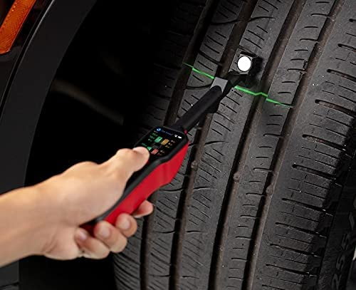 Autel MaxiTPMS TBE200 2025 Version Tire Brake Examiner Laser Tire Tread Depth & Brake Disc Wear Check/Analysis Dual Camera Accuracy of 0.1 mm Real-time Data Work with ITS600 No Need To Remove Tire