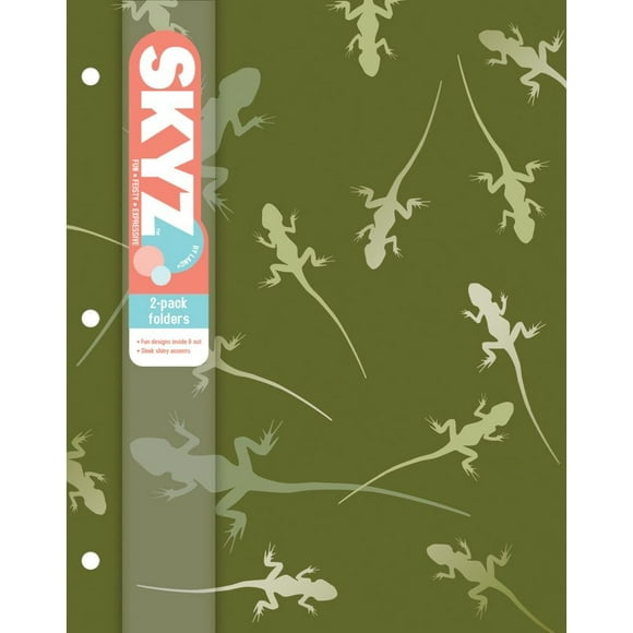 SKYZ by Lang Here Lézard, Lézard 2 Pochettes avec Poches Découpées (1100005)