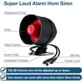 thumbnail image 6 of WiFi Alarm Home Security System, Wireless Alarm System with Loud 120dB Window Door Alarms Sensor, Remote Control WiFi Siren for Shed Garage, 6 of 6