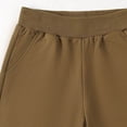 thumbnail image 4 of Ceisia Kids 3-15Y Boys High Waist Casual Athletic Shorts With Pockets Versatile Outdoor Running Fitness 5 Inch Shorts Army Green 9-10Years Gift, 4 of 8