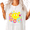 1-White, variant on UNISHE Women's white Retro Groovy Colorful Daisy Floral Smiley Face Graphic Short Sleeve T-Shirts Tops