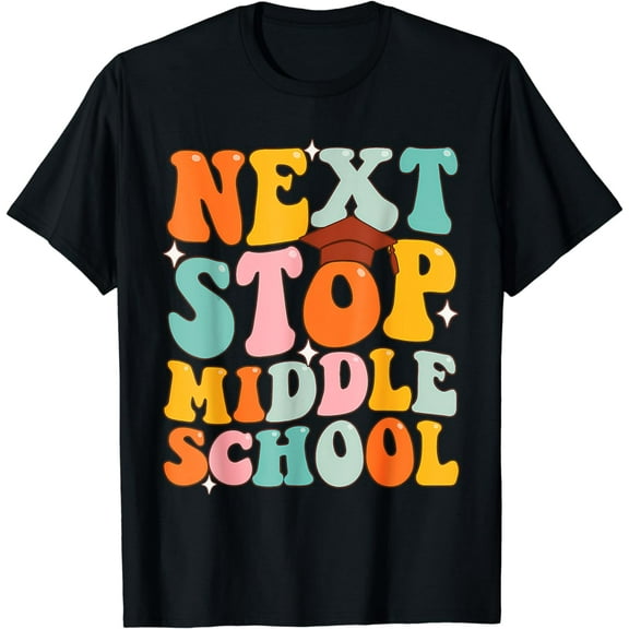 Next Stop Middle School Funny Graduation 5th Grade T-Shirt