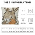 thumbnail image 5 of SHANXI Pillow Covers Decorations Farmhouse Spring Pillow Case for Home Sofa Couch Decor 12x12in, 5 of 5