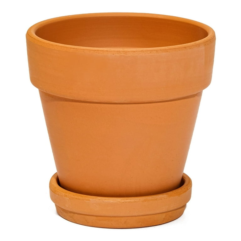 Terracotta Pots for Plants 3 Pc Set 4 Inch 5 In 6 Inch Planters with D –  Cotta Planters