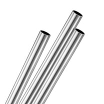 Uxcell 3Pack 304 Stainless Steel Tube, 6mm OD 0.5mm Wall Thick 300mm L Straight Tubing